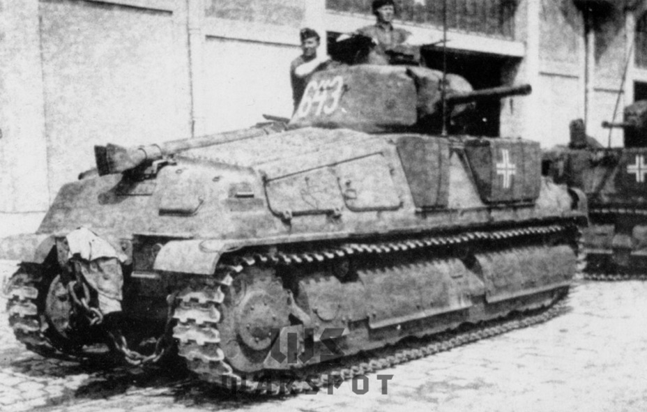 ​This is how the Pz.Kpfw.35 S (f) looked in 1944 - SOMUA S 35 in Second Hand | Warspot.net