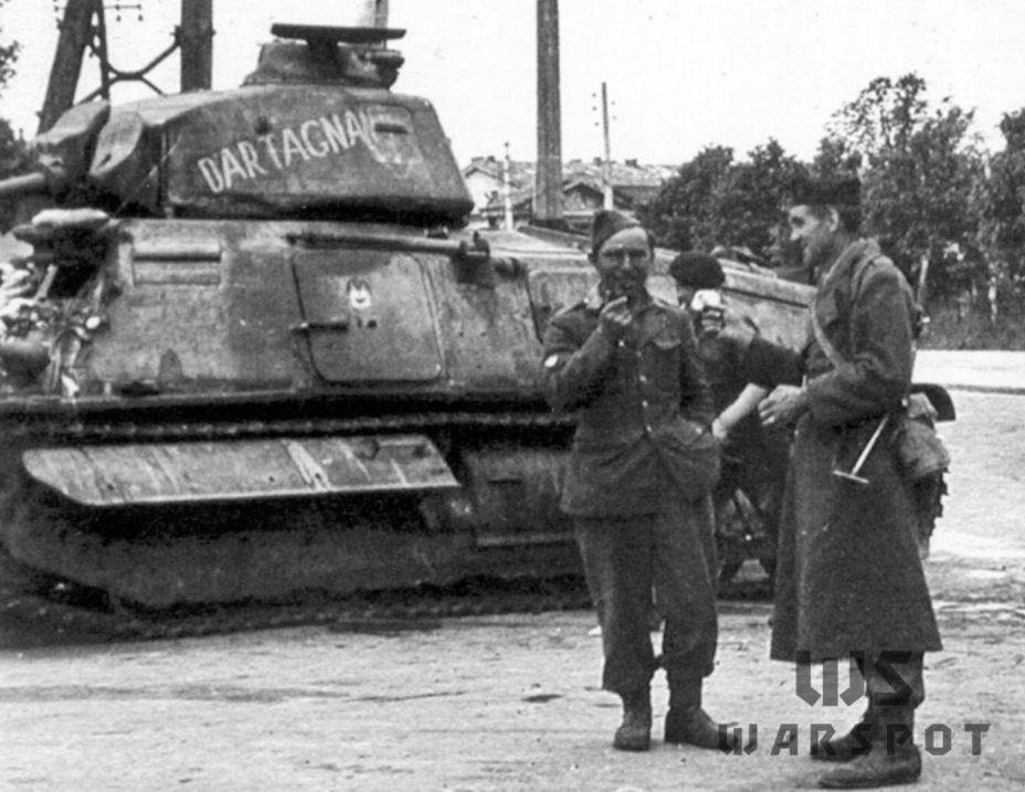 ​The 13th Dragoon Regiment lost three SOMUA S 35 tanks in April of 1945. The damage was not fatal - SOMUA S 35 in Second Hand | Warspot.net