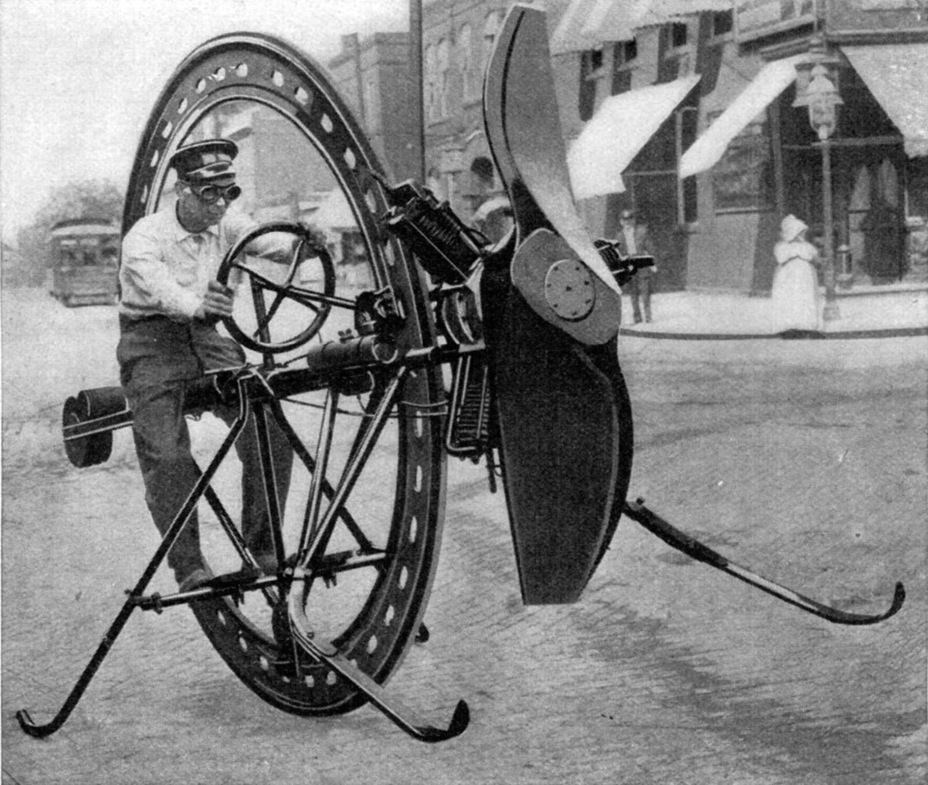 ​Alfred D'Harling's «Aero-unicycle» - In Search of the Perfect Sphere | Warspot.net