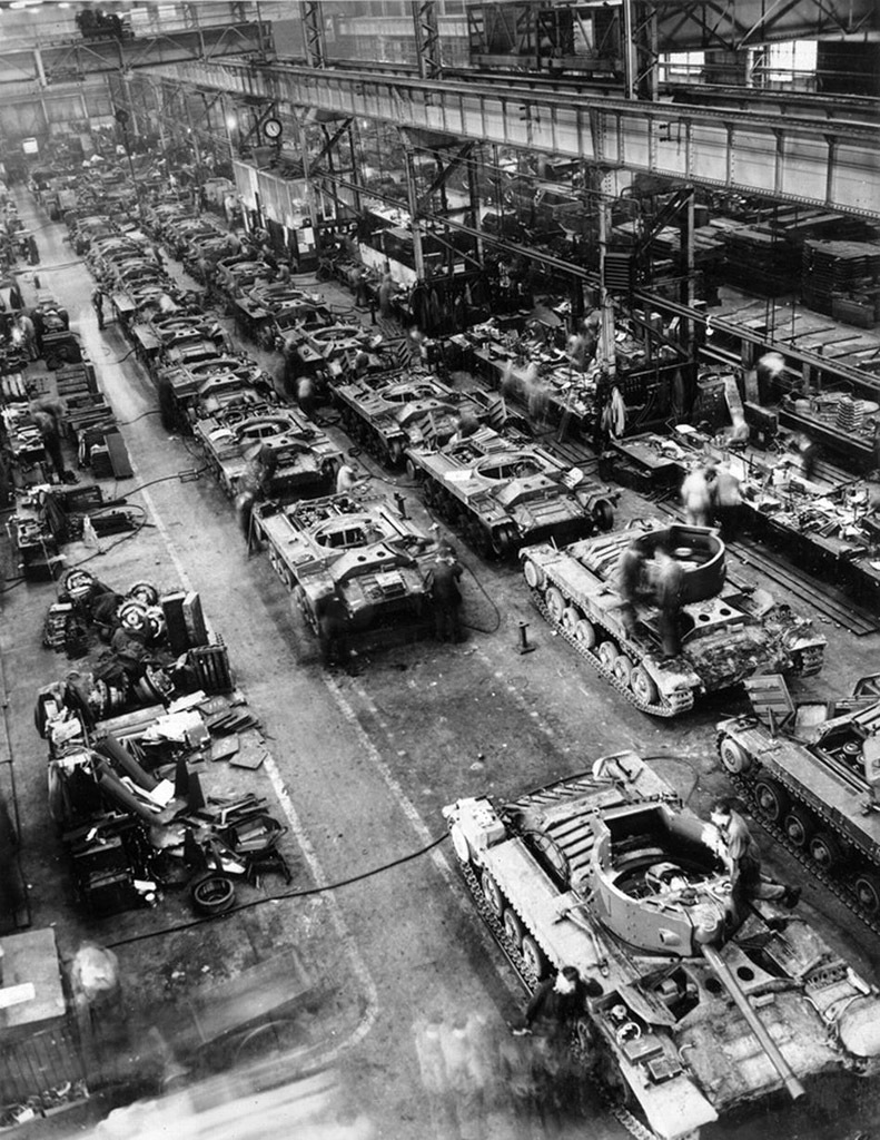 ​Production of the Valentine IX at Elswick Works - Valentine IX, X and XI: Long Barrel for Infantry Tanks | Warspot.net