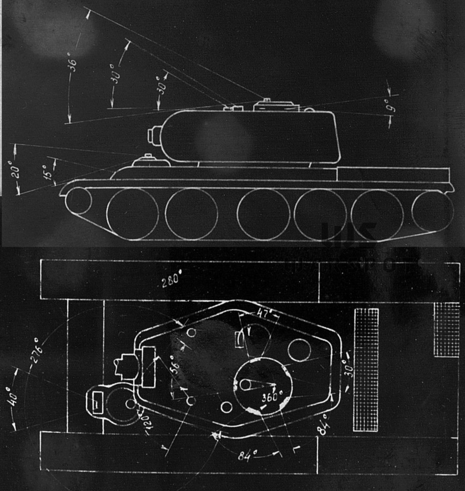 ​Visibility from the T-44 - T-44: The Second Version | Warspot.net