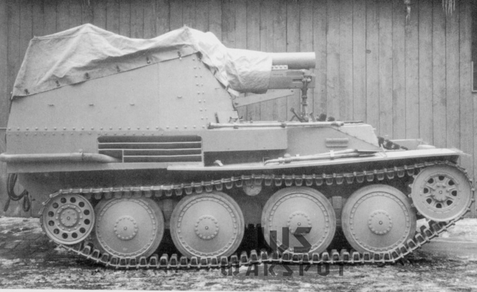 ​The first SF mit sIG 33 auf Fahrgestell Pz.Kpfw.38(t) (Motor Mitter) Ausf.K - The Bug with a Big Caliber | Warspot.net