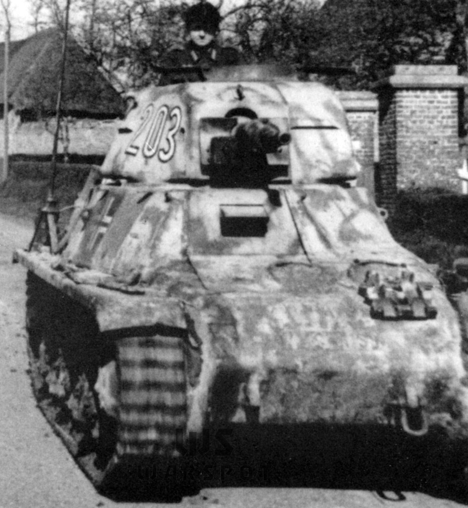 ​The Pz.Kpfw.38 H (f) almost entirely disappeared from the Western Front by the end of 1944 - Hotchkiss H 39: Long-Living Trophy | Warspot.net