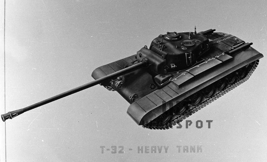 ​A draft of the Heavy Tank T32, 1945 - Pershing on Steroids  | Warspot.net