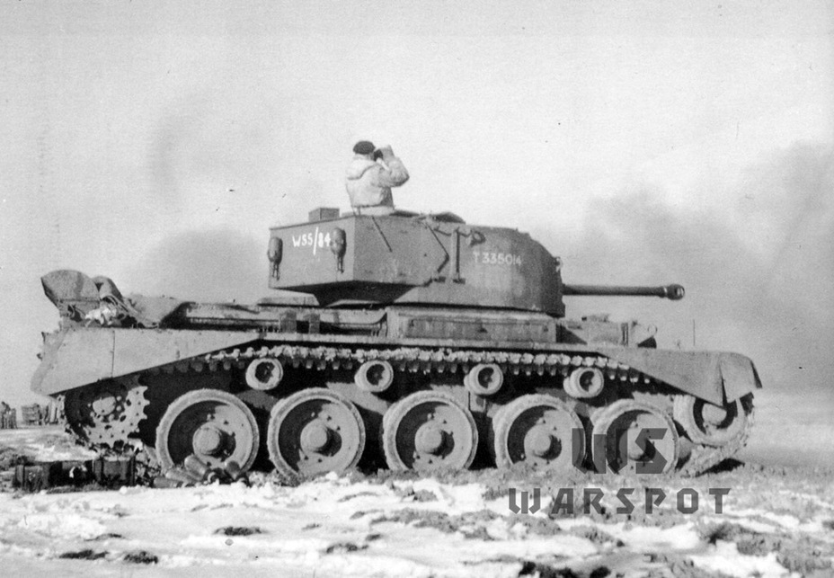 ​Comet I during training exercises with the 29th Armoured Brigade, January 1945. The brigade had to urgently transfer back to Sherman V tanks soon after - Comet, the Last Cruiser | Warspot.net
