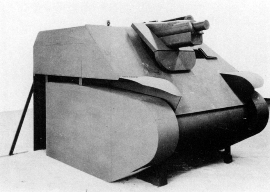 ​The initial mockup of the HMC T41 fighting compartment, early April 1942 - A Bigger Howitzer on a Smaller Chassis | Warspot.net