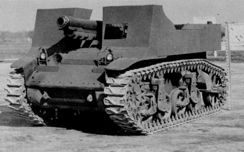 ​The first prototype of the HMC T82. Aberdeen Proving Grounds, December 1943 - A Bigger Howitzer on a Smaller Chassis | Warspot.net
