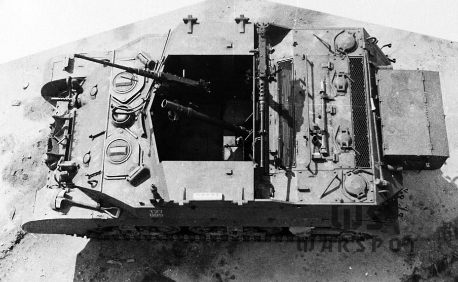 ​There was plenty of room for a mortar and ammunition inside the 81 mm Mortar Carrier T27 - A Bigger Howitzer on a Smaller Chassis | Warspot.net