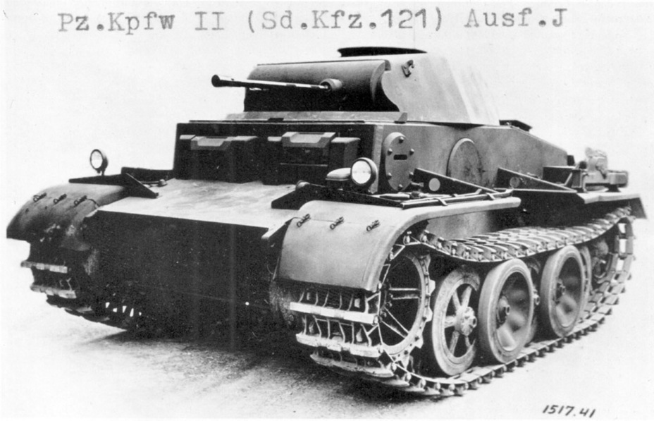 ​A fully complete VK 16.01 prototype. As you can see, the turret is slightly different from the one used on production tanks - Pz.Kpfw.II Ausf.J: Heavy Steps of a Light Tank | Warspot.net