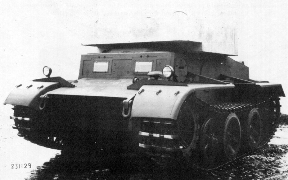 ​The first experimental VK 16.01. The turret is not yet ready, and a dummy is used instead - Pz.Kpfw.II Ausf.J: Heavy Steps of a Light Tank | Warspot.net