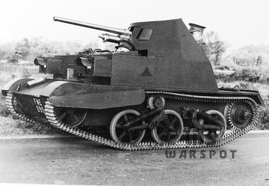 ​Experimental tank destroyer on the Bren Carrier chassis. Similar designs were later built in Australia and Canada - Backwards Tank Destroyer | Warspot.net