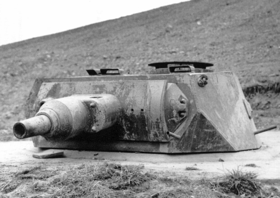 ​One of six VK 30.01 turrets, converted for use in fortifications - The Tiger's Predecessors | Warspot.net