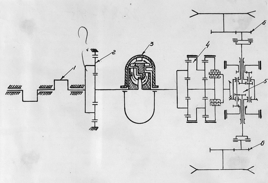 ​T26E3 transmission diagram - Pershing: Heavy by Necessity | Warspot.net