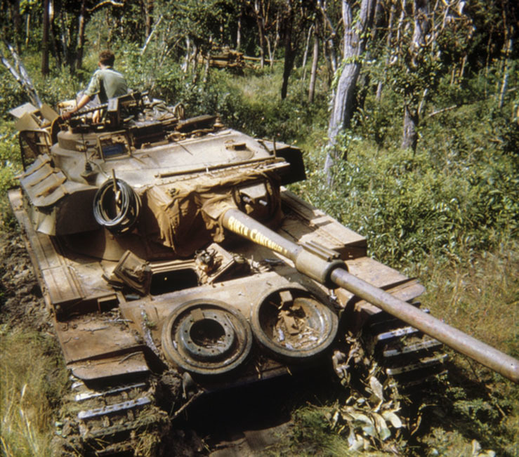 ​A typical modified Centurion Mk.5/1, 1969 - Centurions in the Jungle | Warspot.net