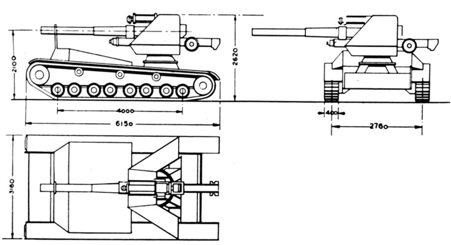 ​The howitzer variant was named Mittlerer Waffenträger für die 15 cm sFH 18 L/29,5 - SPG and Fold-Out AA Gun | Warspot.net