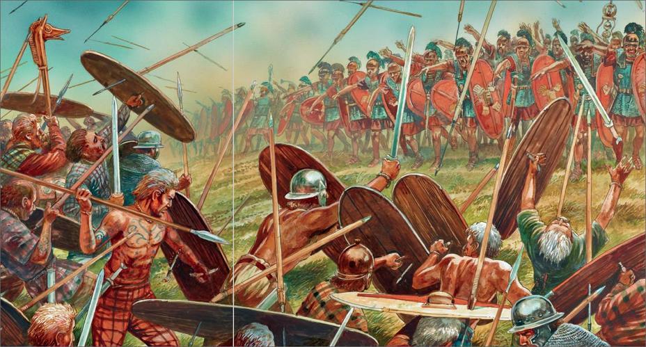 ​Caesar’s warriors are fighting with the Helvetians. The reconstruction of P. Dennis - The Sting of the Roman Legions | Warspot.net