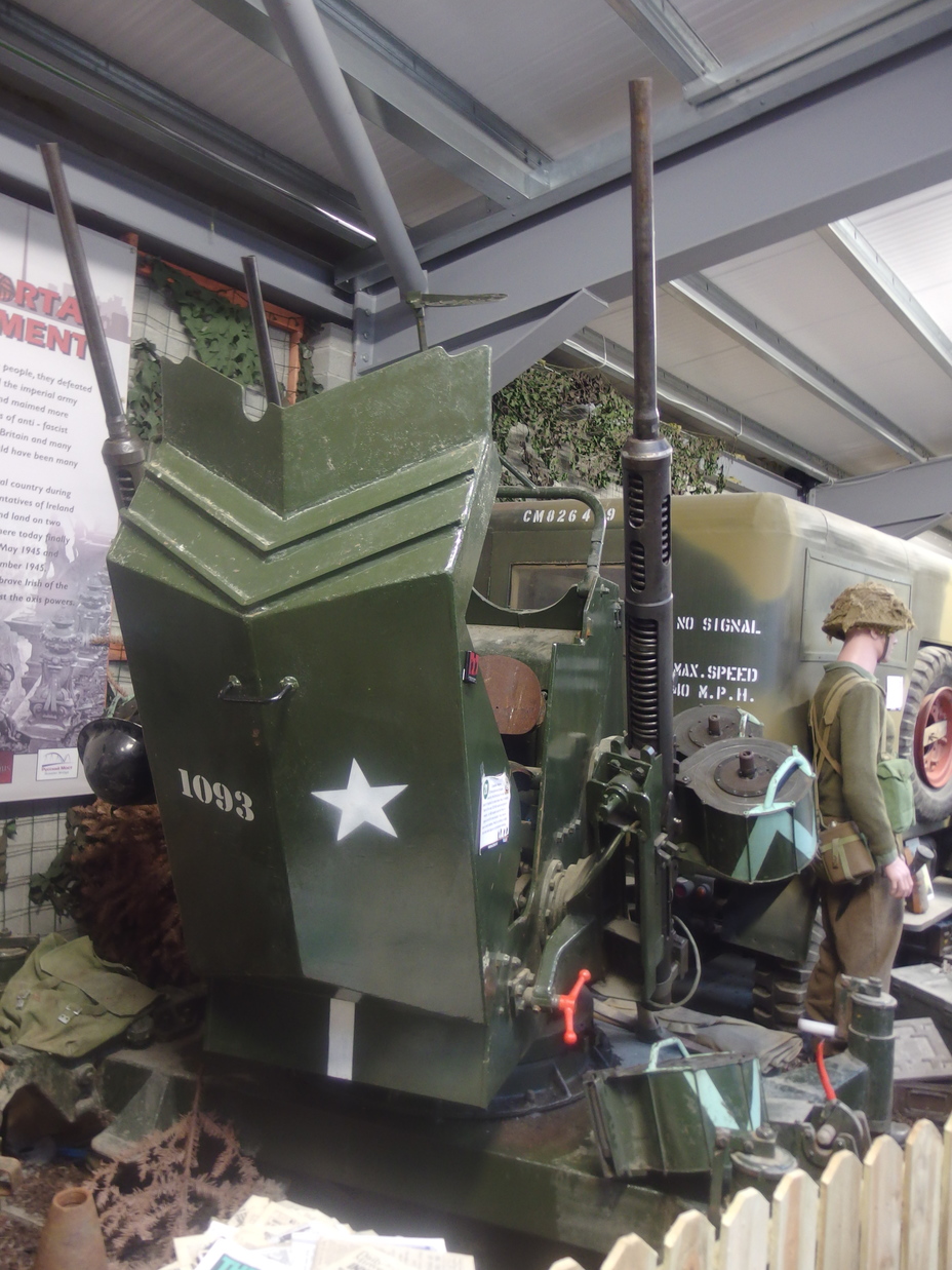 ​Quad Polsten gun mount, Irish Military War Museum. The Skink was modified to use these guns instead of the Hispano-Suiza - Anti-Aircraft Lizard | Warspot.net