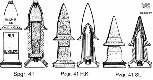 ​7.5 cm Pak 41 ammunition cutaway - Devourer of Tungsten | Warspot.net