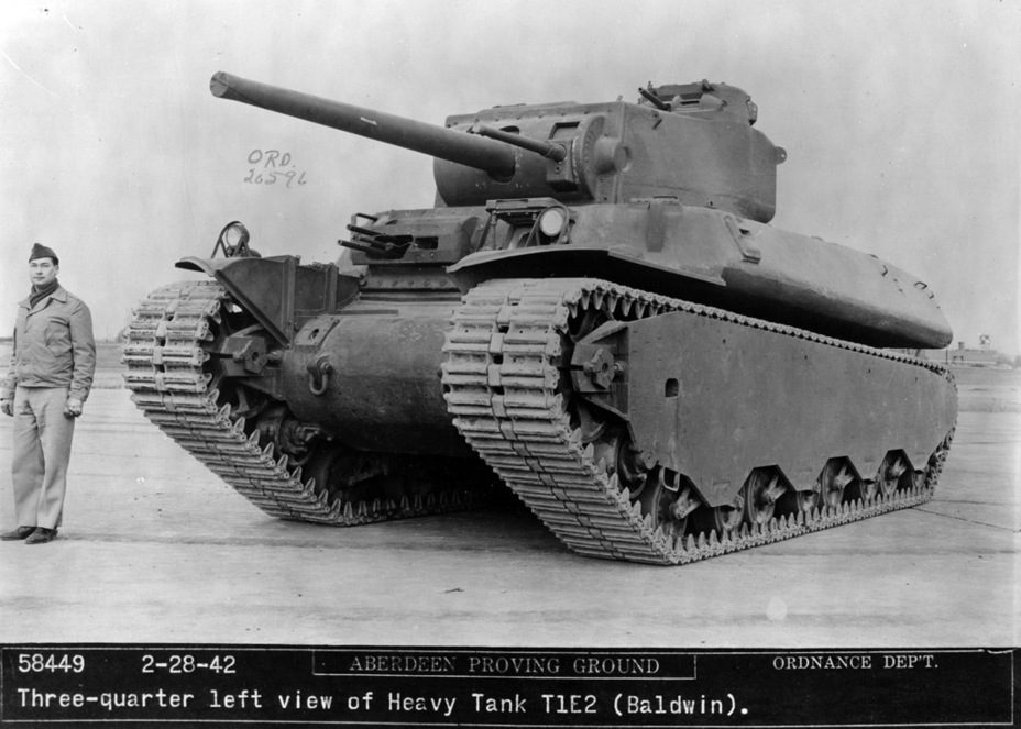 ​Improved Heavy Tank T1E2, Aberdeen Proving Grounds, late February 1942 - Heavy Tank from Pennsylvania | Warspot.net