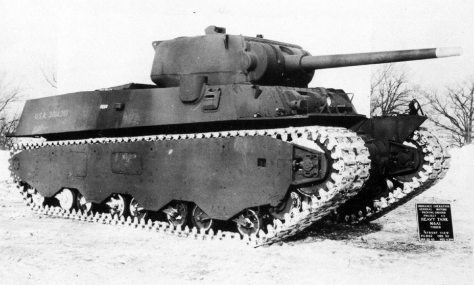 ​The first Heavy Tank M6A1, March 1943. This vehicle was built by Fisher Body, others were built by Baldwin Locomotive Works - Heavy Tank from Pennsylvania | Warspot.net
