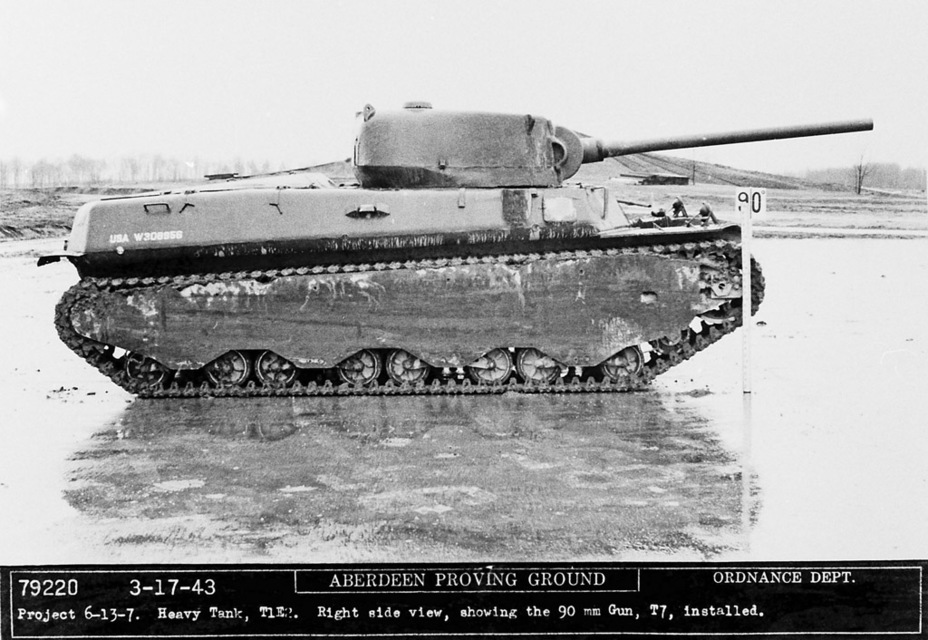 ​A rearmed Heavy Tank T1E1 with a 90 mm gun - Heavy Tank from Pennsylvania | Warspot.net