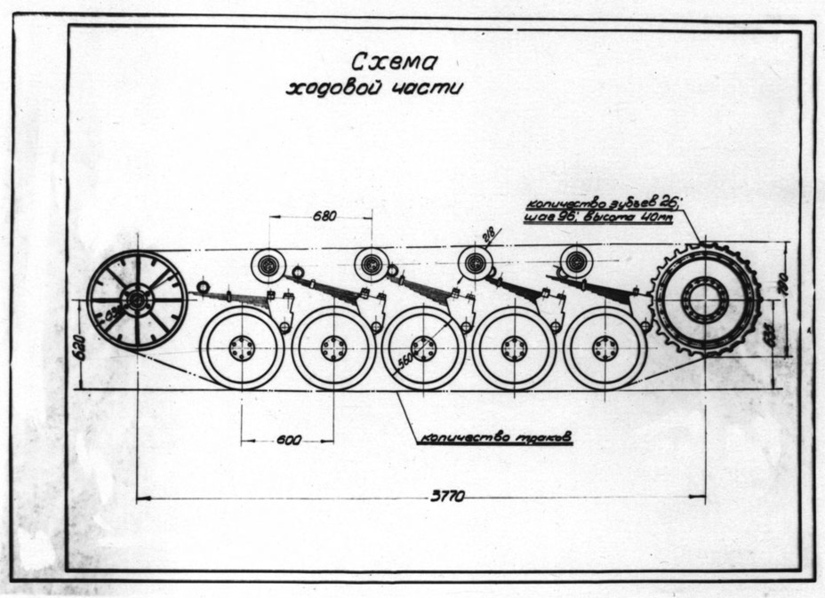 ​Suspension diagram. The leaf spring suspension was praised, but Soviet light tanks were already using torsion bars - An Aryan From Poland | Warspot.net