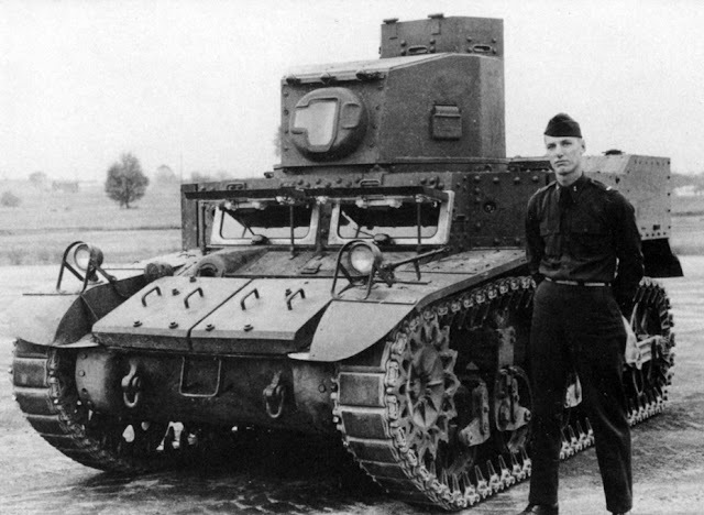 ​Light Tank M3E2, Aberdeen Proving Grounds, November 3rd, 1941. The tank is loaded down to simulate its full mass - Light Tank M5: The Peak of Evolution | Warspot.net
