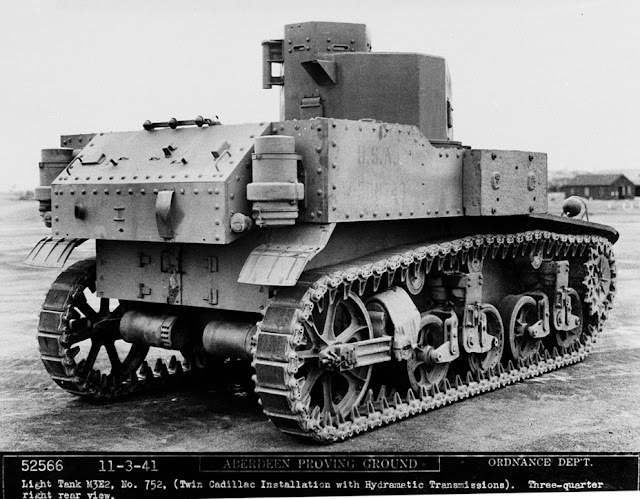 ​The same tank from the rear. The rear part of the tank was noticeably altered - Light Tank M5: The Peak of Evolution | Warspot.net