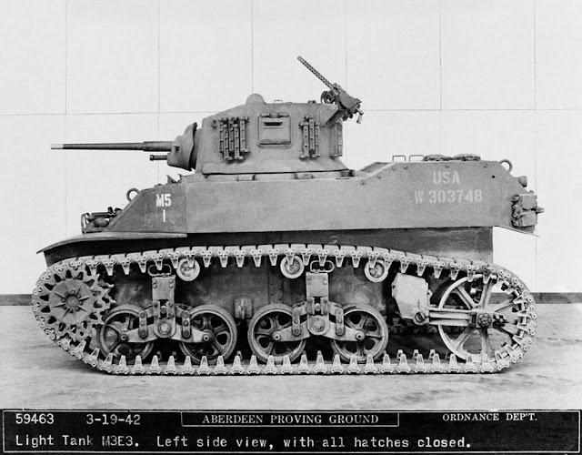 ​Light Tank M3E3, March 19th, 1942. By this point, it was already known that it would enter production as the M5 - Light Tank M5: The Peak of Evolution | Warspot.net