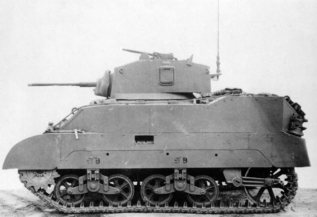 ​The first variant of the Light Tank M5A1. Aside from early sand shields, these tanks had observation ports in the side of their turrets - Light Tank M5: The Peak of Evolution | Warspot.net