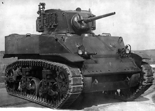 ​Light Tank M5A1 with registration number U.S.A. 3047050. NIBT proving grounds, summer of 1944 - Light Tank M5: The Peak of Evolution | Warspot.net